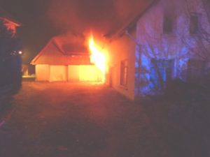 Schuppenbrand Bergen