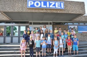 Ferienpass-Aktion bei der Polizei Celle