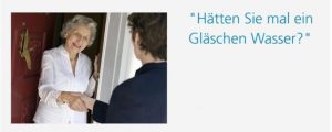 Durstige Trickdiebin bittet um Wasser