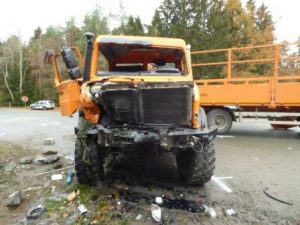 Verkehrsunfall auf der Panzerringstraße