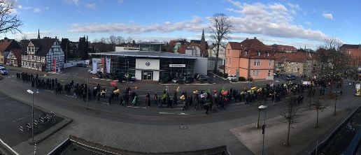 Demonstration gegen die türkische Militäroffensive in Nordsyrien