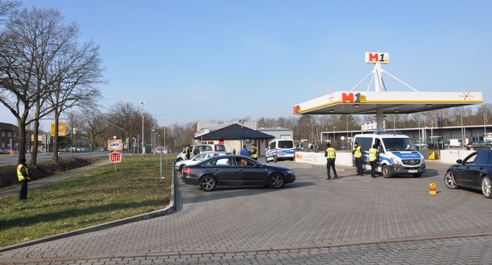 Schwerpunktkontrolle gegen Einbruchskriminalität