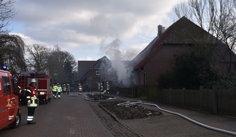 Wohnhausbrand in Eversen