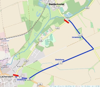 Umleitung Umleitung Jarnser Straße