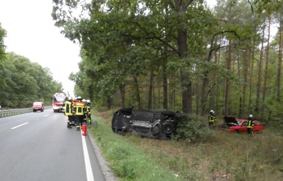 Unfall Bundesstraße 214 zwischen Hambühren und Celle